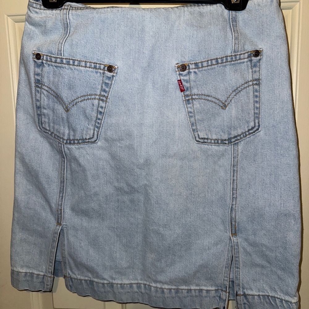 Levi's RARE vintage Y2K Light Blue Denim skirt